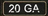 20 GA - Sticker