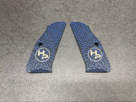 Herstad Performance - CZ Shadow 2 - Palm Swel Agressive - Fat Hand - Short - Blå/Svart/Silver