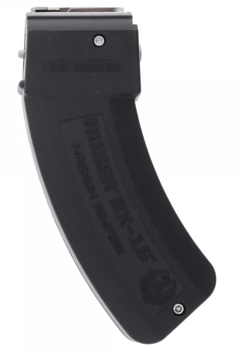 Ruger - Magasin till .17 HMR, .22 WMR - 15-skott - BX-15 Magnum