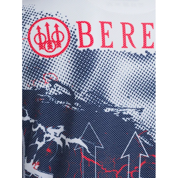 Beretta - Rush Trident Polo - Blue & Red