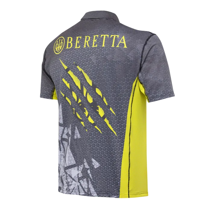 Beretta - Rush Trident Polo - Grey & White