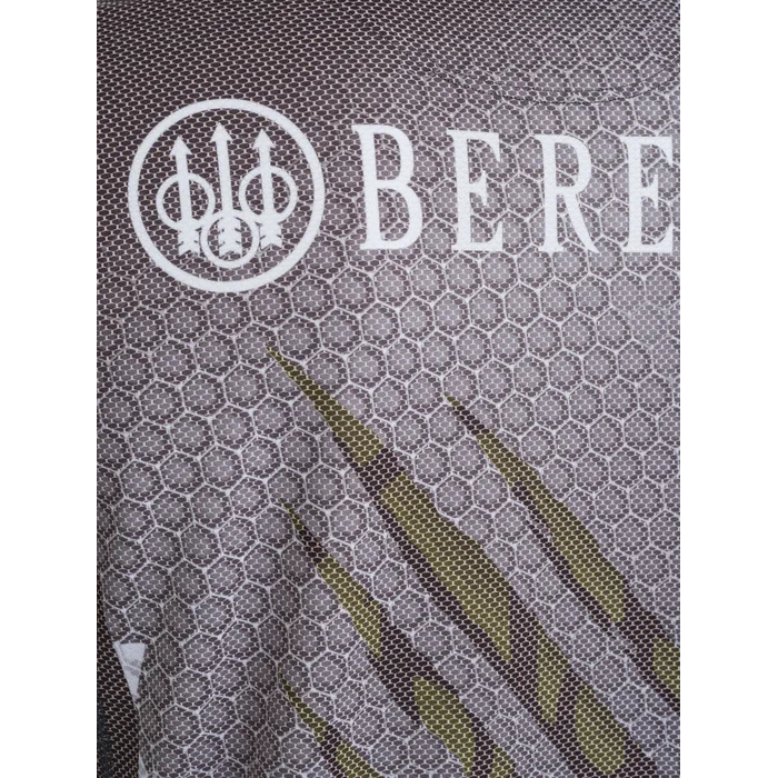 Beretta - Rush Scratch Polo - Black & Green stone