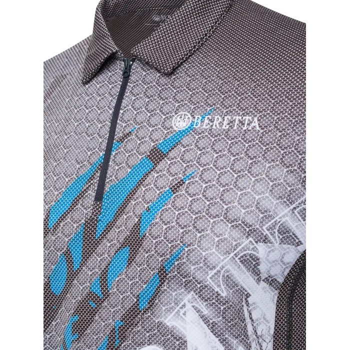 Beretta - Rush Scratch Polo - Black & Blue Excell