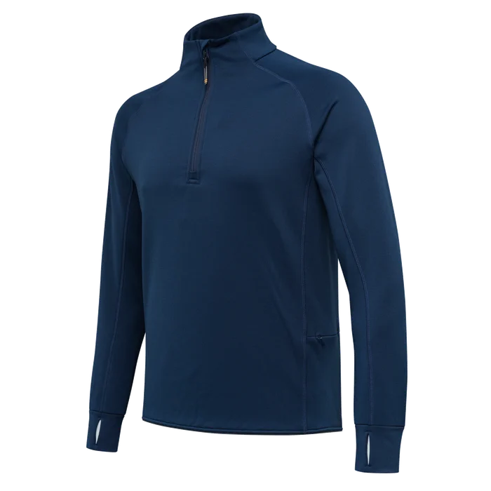 Beretta - Stretch Tech Half Zip Fleece - Blue Total Eclipse