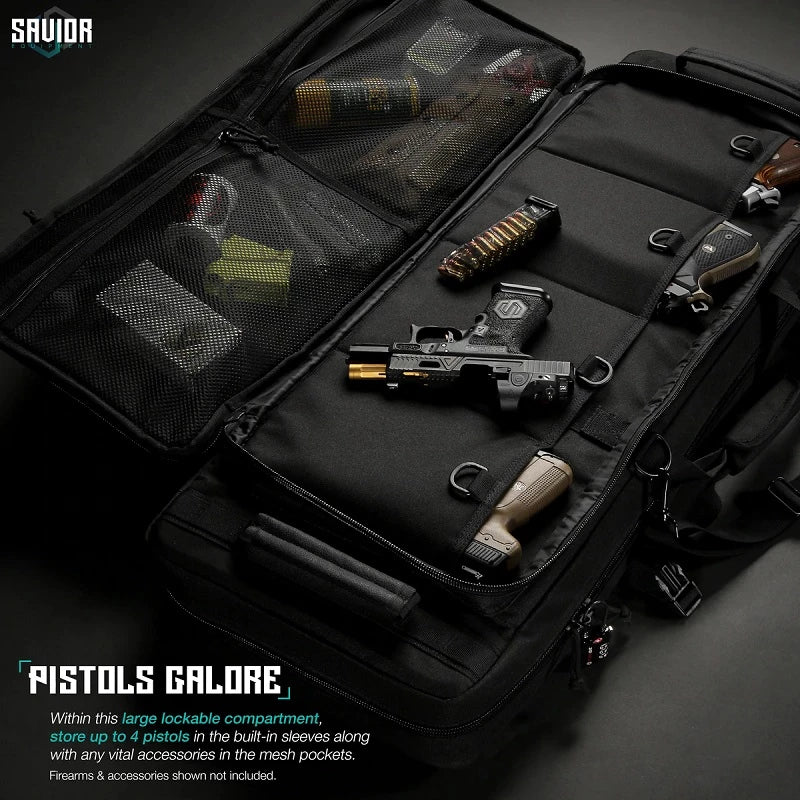 Savior Equipment - Specialist 42" Double Rifle Case - Black