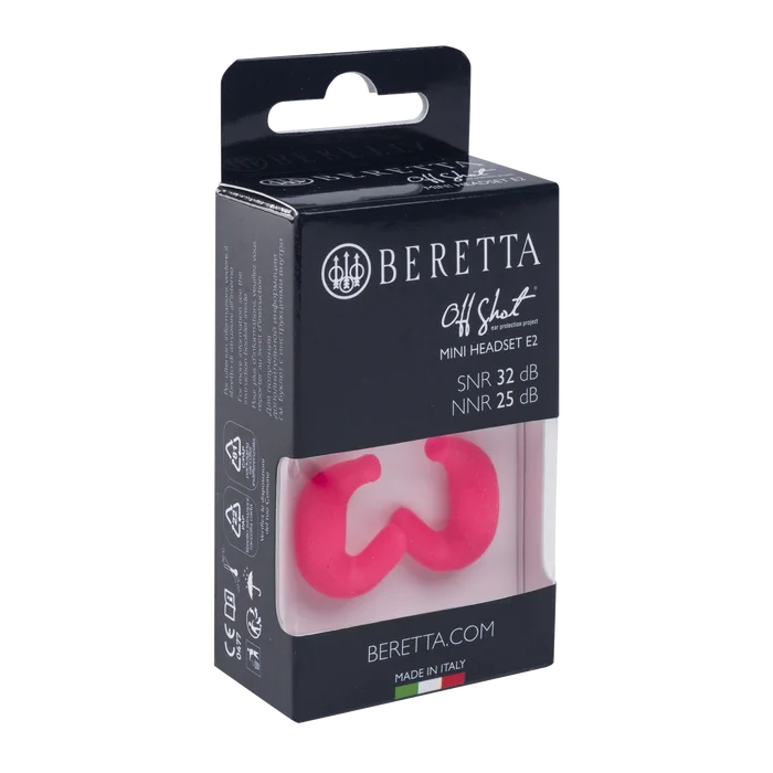 Beretta - Mini Headset E2 - Fuchsia Fluo