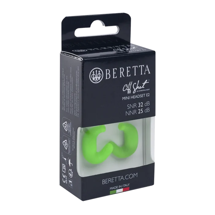 Beretta - Mini Headset E2 - Green Fluo