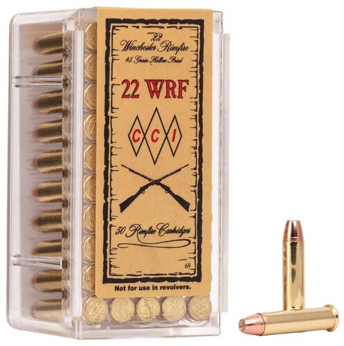 CCI -  Winchester Rimfire Ammo - 22 WRF Jacketed HP - 45gr - 50/Box
