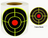 Fluorescent Splatter Target - Circle - Gul - 100 Pack