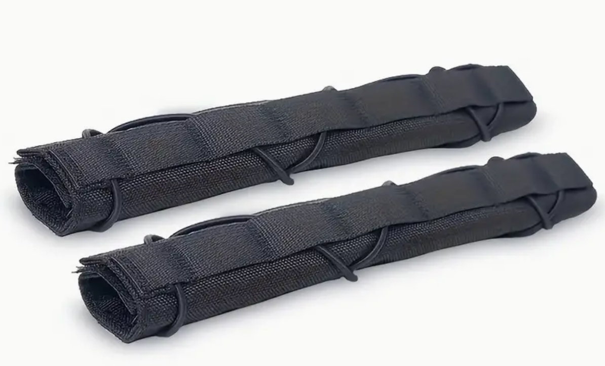 Ljuddämparskydd med Molle-system - Svart