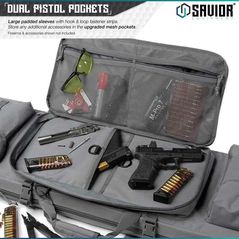 Savior Equipment - Urban Warfare 51" Double Rifle Case - Grå