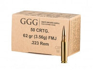 GGG - Ammo .223 Rem - 62gr - FMJ - 50/Box