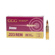 GGG - Ammo .223 Rem - 77gr - HPBT Sierra Matchking - 20/Box