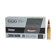 GGG - Ammo .308 Win - 175gr - HPBT Sierra Matchking - 20/Box