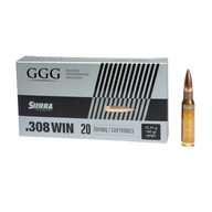 GGG - Ammo .308 Win - 190gr - HPBT Sierra Matchking - 20/Box