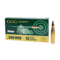 GGG - Ammo .308 Win - 165gr - HPBT Sierra Gameking - 20/Box