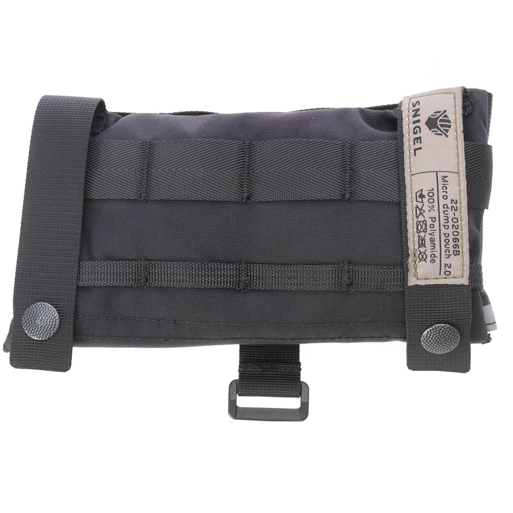 Snigel - Micro Dump Pouch 2.0 - Black