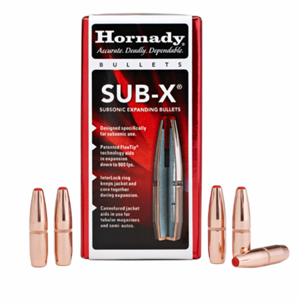 Hornady - Sub-X Bullets - 7.62x39mm (.3115) - 225 gr - 100/Box