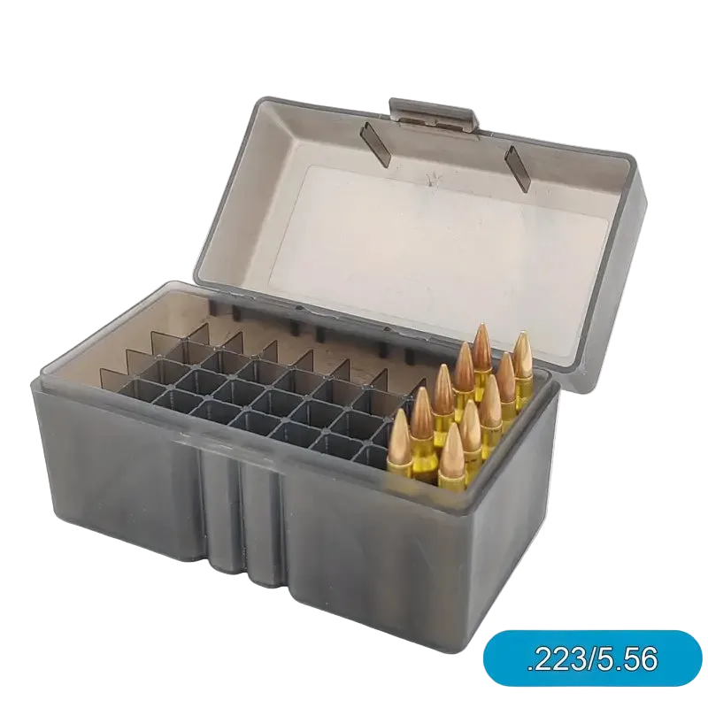 RangeMaster - Ammo Box - .223 - 50 rounds - Grå