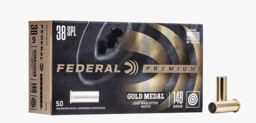 Federal - 38 Special - Lead Wadcutter Match - 148gr - 50/Box