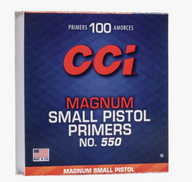CCI Standard Magnum Small Pistol Primers #550 – magnumtändhattar för pistol