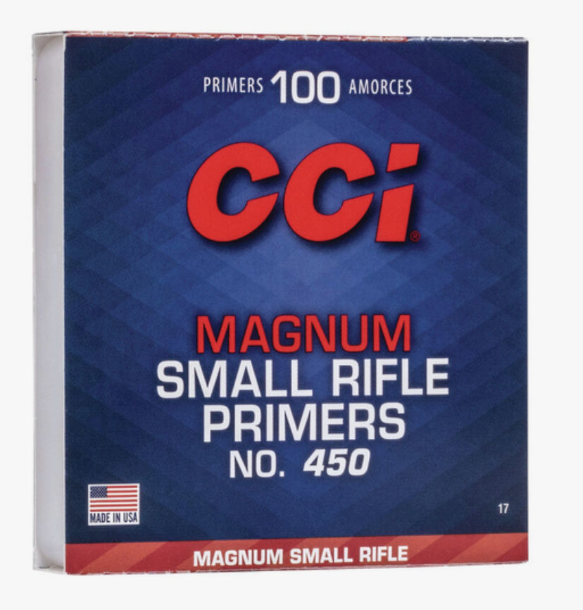 CCI - Standard Small Magnum Rifle Primer - No .450 Clam