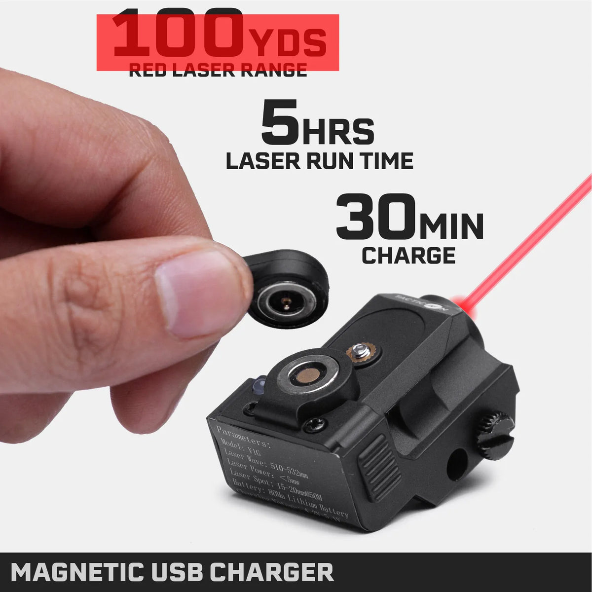 Tacticon - BattleBeam V1 Laser Sight | Pistol & Rifle - Blue