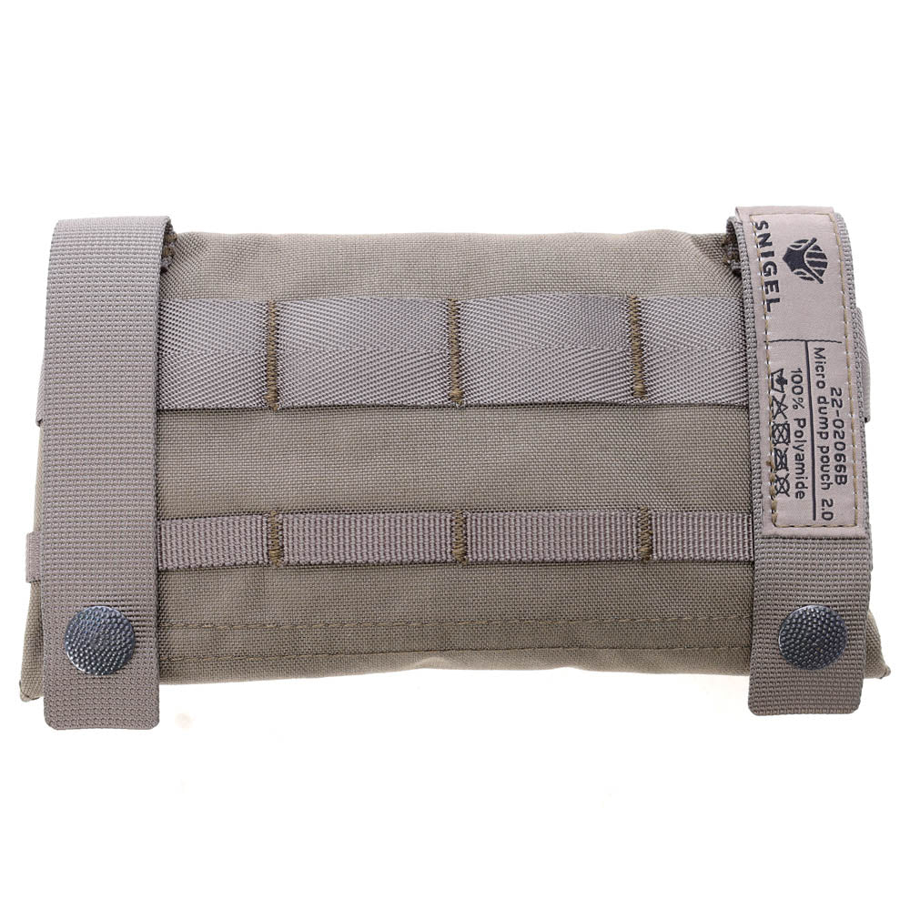 Snigel - Micro dump pouch 2.0 - Grey