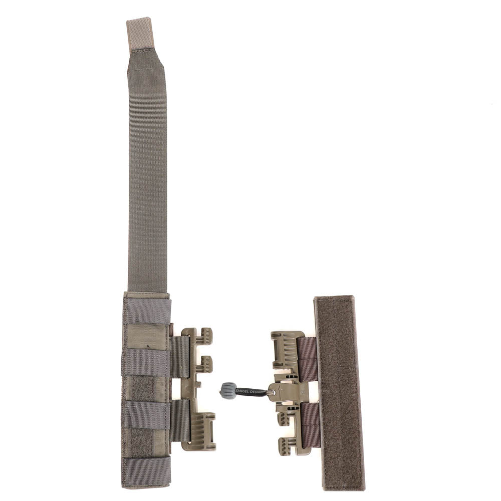 Snigel - Squeeze buckle closure 1.0 - Grey