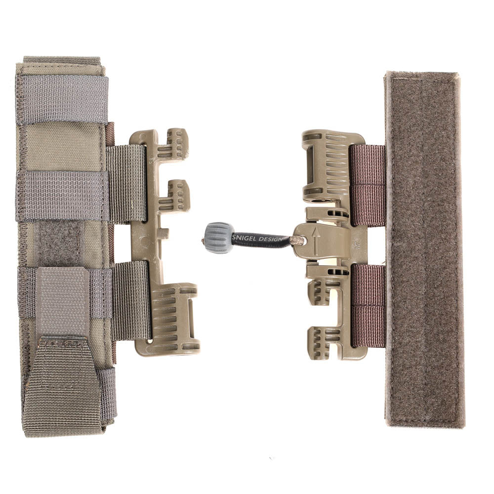 Snigel - Squeeze buckle closure 1.0 - Grey