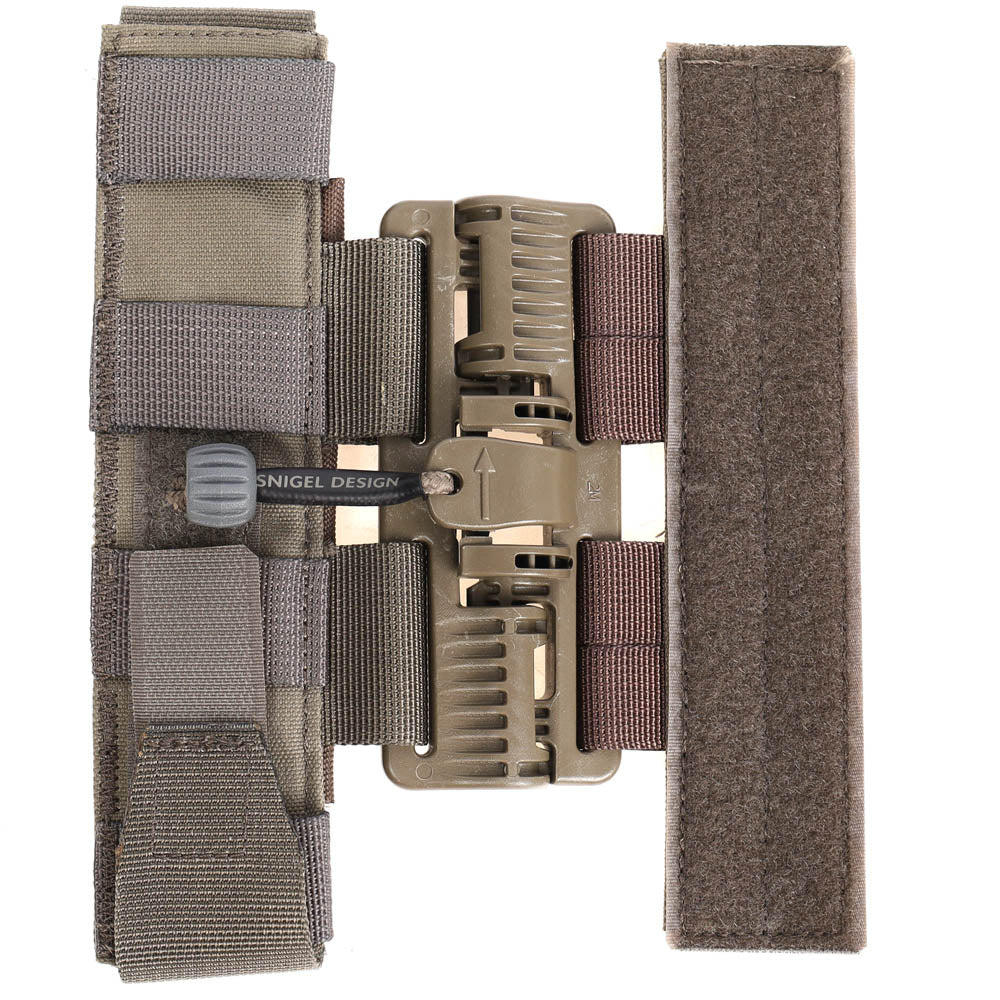 Snigel - Squeeze buckle closure 1.0 - Grey