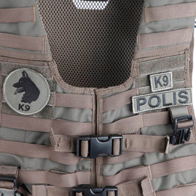 Snigel - POLIS märke, Litet -12 - 9,5x2,5 cm