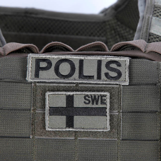 Snigel - POLIS märke, Litet -12 - 9,5x2,5 cm