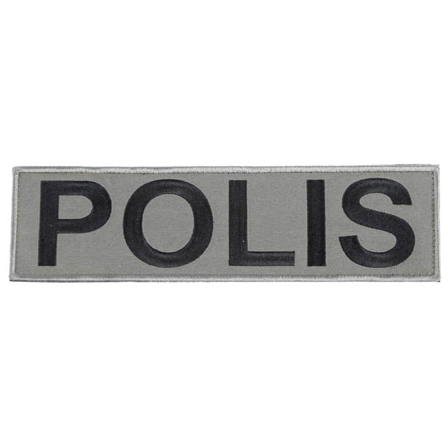 Snigel - POLIS märke, Stort -12 - 260 x 70 mm