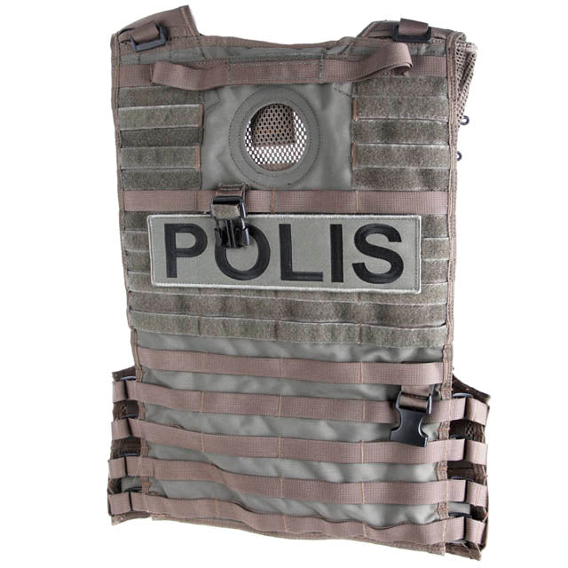 Snigel - POLIS märke, Stort -12 - 260 x 70 mm