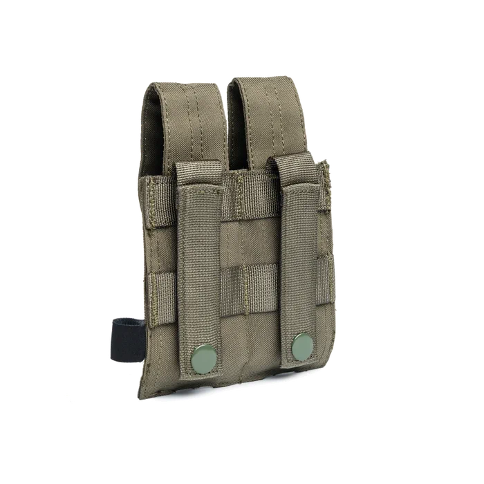 Beretta - Grip-Tac MOLLE Double Pistol Mag Pouch - Green Stone