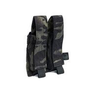 Beretta - Grip-Tac MOLLE Double Pistol Mag Pouch - MultiCam Black