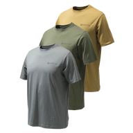 Beretta - Set of 3 Corporate T-Shirts - Coyote , Smoked Pearl, Green