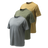 Beretta - Set of 3 Corporate T-Shirts - Coyote , Smoked Pearl, Green