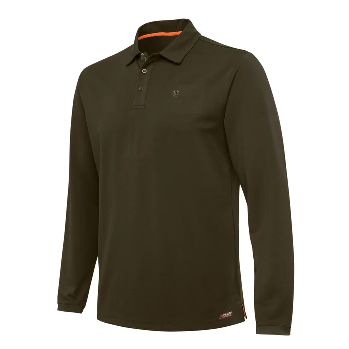 Beretta - Tech Corporate Polo Long Sleeves - Green Moss