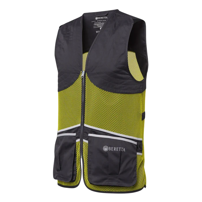 Beretta - Full Mesh Vest - Ice grey & Sulphur spring