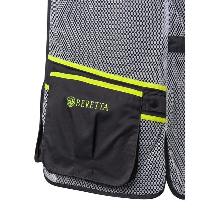 Beretta - Full Mesh Vest - Ebony & ice grey
