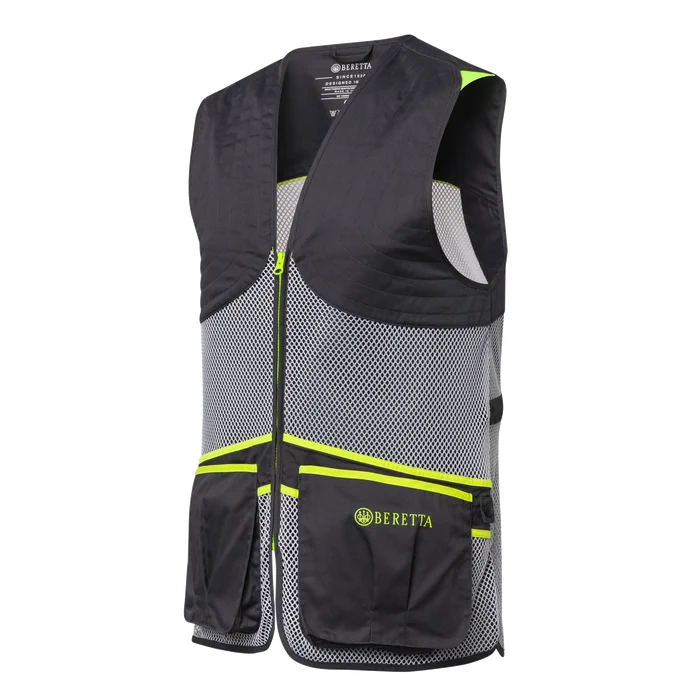 Beretta - Full Mesh Vest - Ebony & ice grey