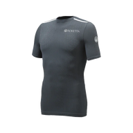 Beretta - Flash Seamless Underwear Short Sleeves - Ebony & White