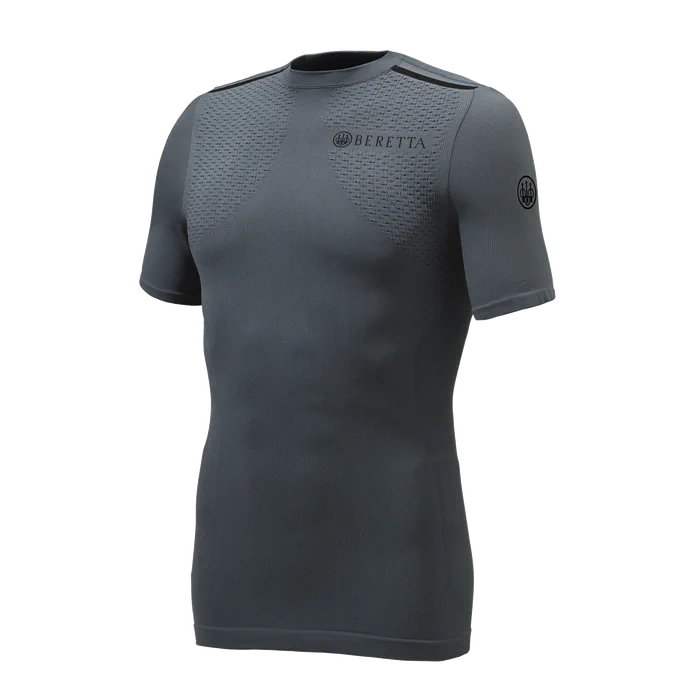 Beretta - Flash Seamless Underwear Short Sleeves - Ebony