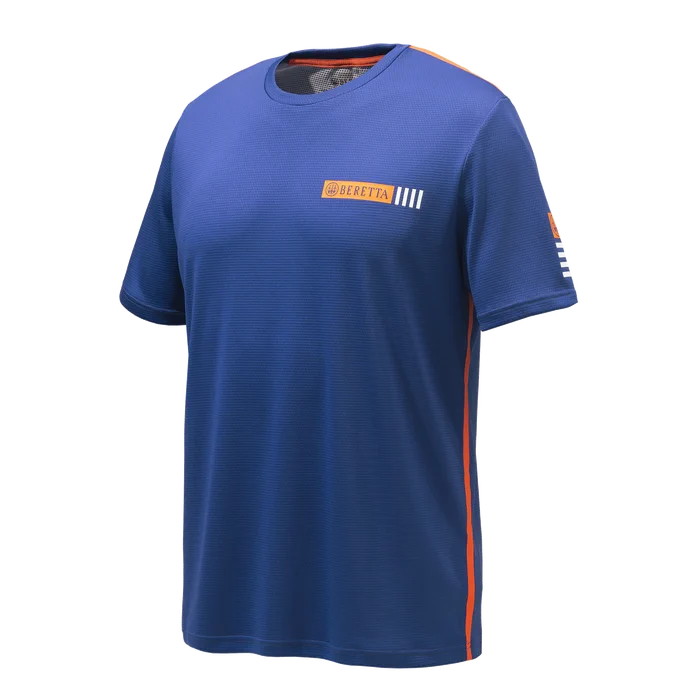 Beretta - Stripe T-shirt - Blue Beretta