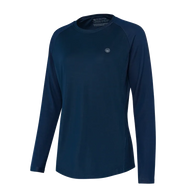 Beretta - Ciel Tech Woman's T-Shirt Long Sleeves - Blue Total Eclipse