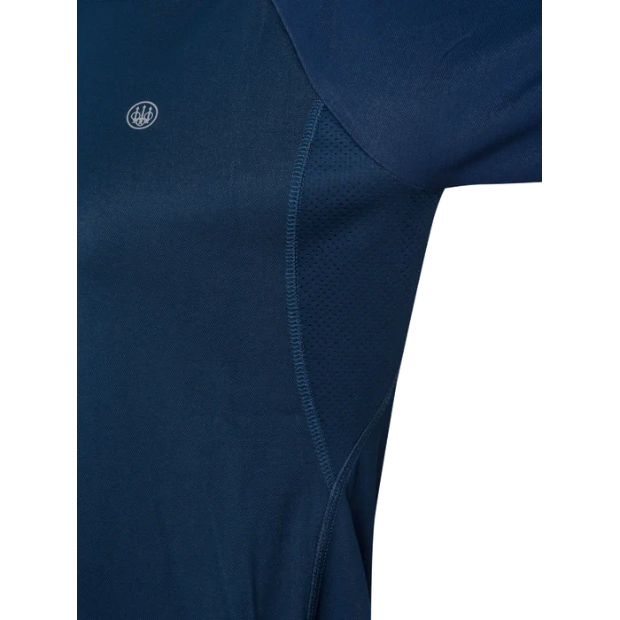 Beretta - Ciel Tech Woman's T-Shirt Long Sleeves - Blue Total Eclipse