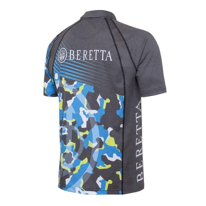 Beretta - Rush Graph Polo - Blue Camoflage