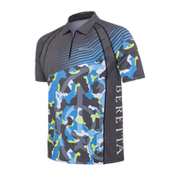 Beretta - Rush Graph Polo - Blue Camoflage